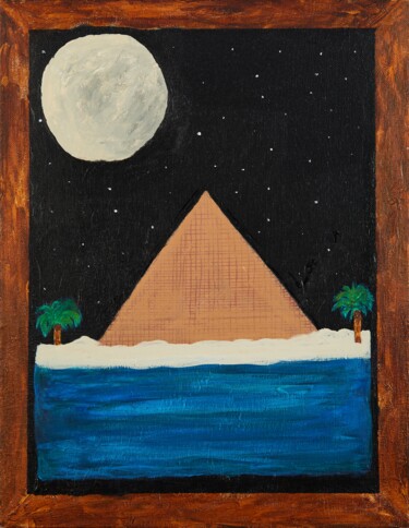 Painting titled "Picture in an Old F…" by Troy Wilson-Ripsom, Original Artwork, Acrylic Mounted on Wood Stretcher frame
