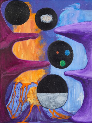 Pintura titulada "Dimensions" por Troy Wilson-Ripsom, Obra de arte original, Acrílico Montado en Bastidor de camilla de made…