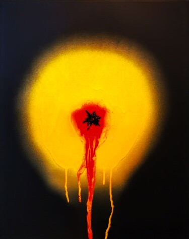 Pittura intitolato "Attack on Broad Day…" da Troy Wilson-Ripsom, Opera d'arte originale, Spray Montato su Telaio per barella…