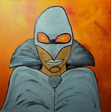 Painting titled "Ul the Destroyer" by Troy Wilson-Ripsom, Original Artwork, Acrylic Mounted on Wood Stretcher frame