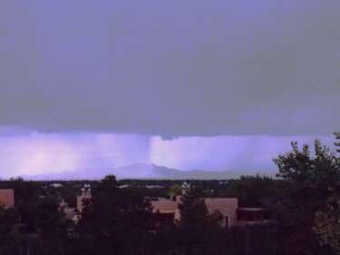 Photography titled "Squall Line Santa Fe" by Troy Wilson-Ripsom, Original Artwork, Digital Photography