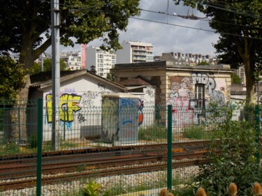 Fotografie getiteld "Paris Graffiti 2" door Troy Wilson-Ripsom, Origineel Kunstwerk, Digitale fotografie