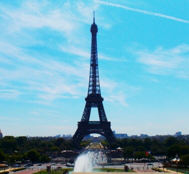 Fotografie getiteld "Eiffel Tower 2" door Troy Wilson-Ripsom, Origineel Kunstwerk, Digitale fotografie