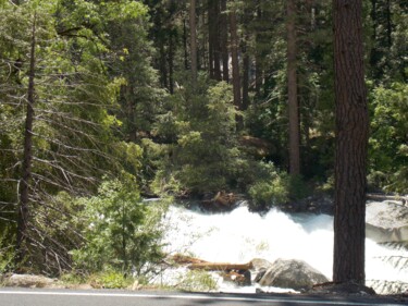 Fotografie getiteld "Yosemite Whitewater…" door Troy Wilson-Ripsom, Origineel Kunstwerk, Digitale fotografie