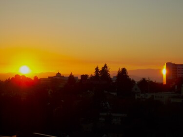 Fotografie mit dem Titel "Bay Area Sunset Ref…" von Troy Wilson-Ripsom, Original-Kunstwerk, Digitale Fotografie