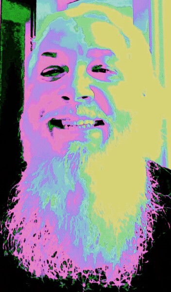 Digital Arts titled "Pastel Grampa" by Troy Wilson-Ripsom, Original Artwork, Manipulated Photography