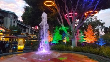 Photography titled "Downtown Disney Fou…" by Troy Wilson-Ripsom, Original Artwork, Digital Photography