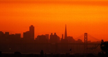 Fotografia intitulada "SF Sunset" por Troy Wilson-Ripsom, Obras de arte originais, Fotografia digital