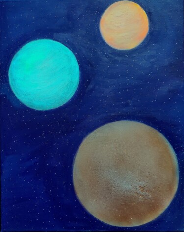 Painting titled "The Final Frontier…" by Troy Wilson-Ripsom, Original Artwork, Acrylic Mounted on Wood Stretcher frame