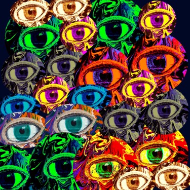 Arts numériques intitulée "Eyes" par Troy Wilson-Ripsom, Œuvre d'art originale, Photographie manipulée
