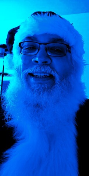 Digital Arts titled "Blue Christmas" by Troy Wilson-Ripsom, Original Artwork, Manipulated Photography
