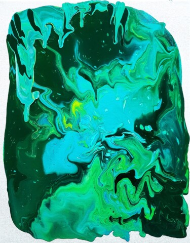 Картина под названием "Life Aquatic" - Troy Wilson-Ripsom, Подлинное произведение искусства, Акрил Установлен на Деревянная…