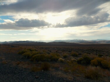 Photographie intitulée "Nevada Desert Expan…" par Troy Wilson-Ripsom, Œuvre d'art originale, Photographie numérique