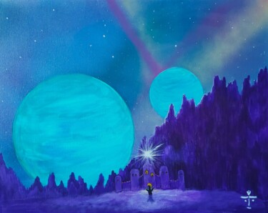 Картина под названием "Last Believer" - Troy Wilson-Ripsom, Подлинное произведение искусства, Акрил Установлен на Деревянная…