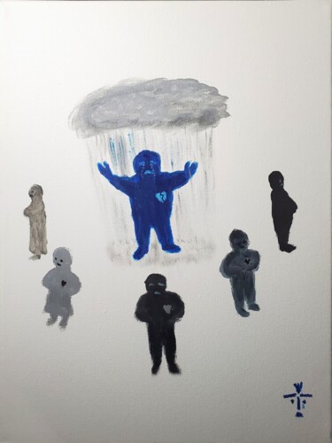 Картина под названием "Untouchable" - Troy Wilson-Ripsom, Подлинное произведение искусства, Акрил Установлен на Деревянная р…