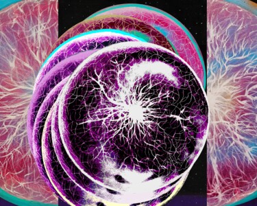 Digitale Kunst mit dem Titel "Emergence of Power" von Troy Wilson-Ripsom, Original-Kunstwerk, Digitale Collage