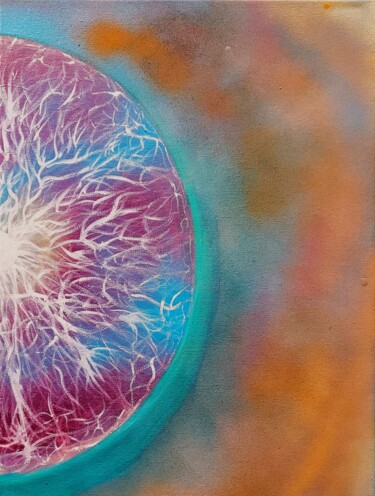 Картина под названием "Zeus' Favorite Marb…" - Troy Wilson-Ripsom, Подлинное произведение искусства, Акрил Установлен на Дер…