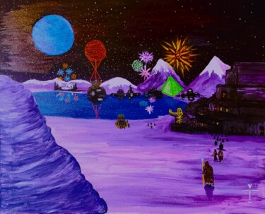 Pintura titulada "Just a Celebration" por Troy Wilson-Ripsom, Obra de arte original, Acrílico Montado en Bastidor de camilla…