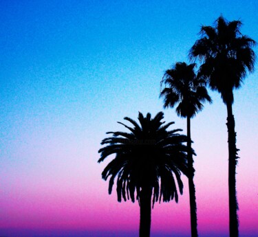 Digital Arts titled "Cali Palms 2024" by Troy Wilson-Ripsom, Original Artwork, Manipulated Photography