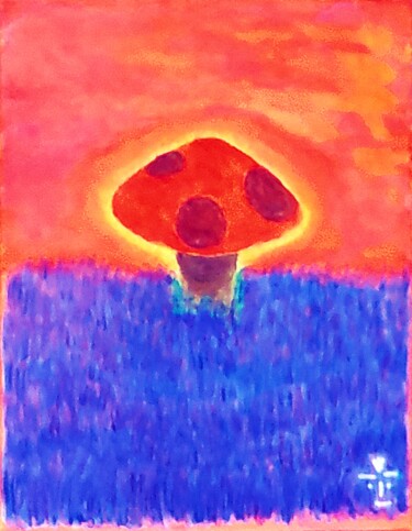 Arte digital titulada "Just a Magic Mushro…" por Troy Wilson-Ripsom, Obra de arte original, Fotografía manipulada