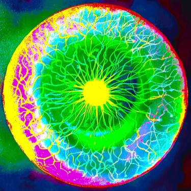 Цифровое искусство под названием "Rainbow Energy" - Troy Wilson-Ripsom, Подлинное произведение искусства, Манипулированная ф…