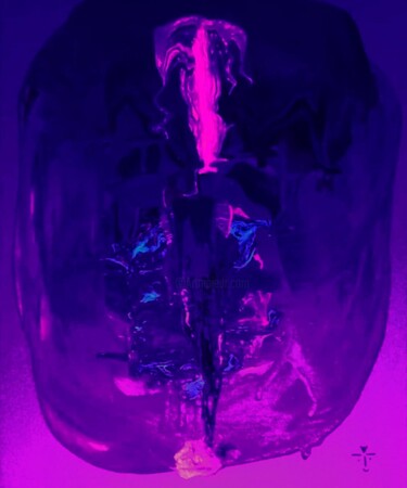 Digitale Kunst getiteld "Chalice of Souls BL" door Troy Wilson-Ripsom, Origineel Kunstwerk, Digitale fotografie