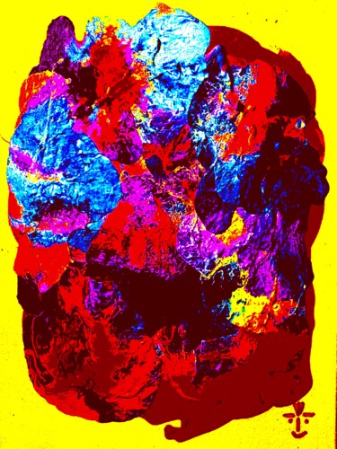 Digitale Kunst getiteld "Demon Stone" door Troy Wilson-Ripsom, Origineel Kunstwerk, Digitale fotografie