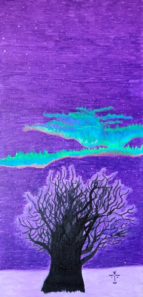 Картина под названием "Still of the Night" - Troy Wilson-Ripsom, Подлинное произведение искусства, Маркер Установлен на Дере…