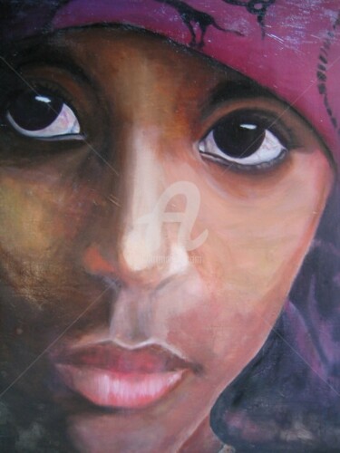 Painting titled "Yemeita" by Gian Piero Trucco, Original Artwork, Oil