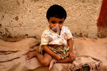 Fotografia intitolato "Bambina di Jaisalmer" da Gian Piero Trucco, Opera d'arte originale