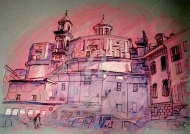 Painting titled "Chiesa di S.Croce d…" by Gian Piero Trucco, Original Artwork, Other