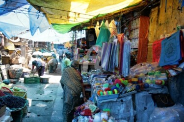 Fotografia intitolato "mercati indiani - 01" da Gian Piero Trucco, Opera d'arte originale