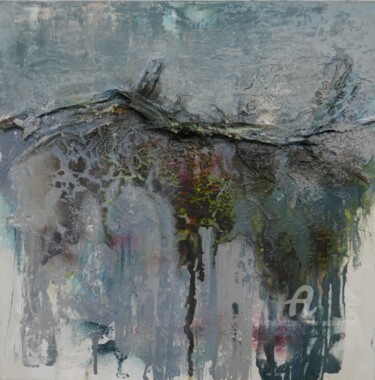 Ζωγραφική με τίτλο "Meltdown" από Trudie Noordermeer, Αυθεντικά έργα τέχνης, Χρωστικές ουσίες