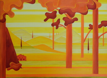 제목이 "L'acceptation"인 미술작품 Truss Bongers - Van Lierop로, 원작, 기름 목재 패널에 장착됨