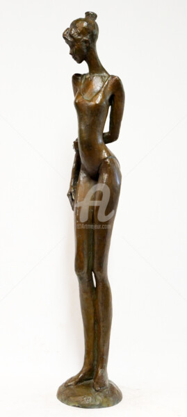 Sculpture intitulée "Ballerine" par Marie-Thérèse Tsalapatanis, Œuvre d'art originale, Bronze