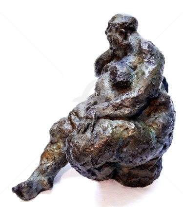 Skulptur mit dem Titel "Méridienne" von Marie-Thérèse Tsalapatanis, Original-Kunstwerk, Bronze