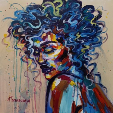 African women Картина под названием "African women" - Aliaksandra Tsesarskaya, Подлинное произведение искусства, Акрил