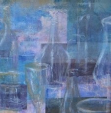 Painting titled "Cristal II" by Mª Teresa Silvestre, Original Artwork