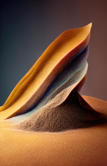 Digitale Kunst mit dem Titel "Sands 02" von Tsomi, Original-Kunstwerk, 2D digitale Arbeit