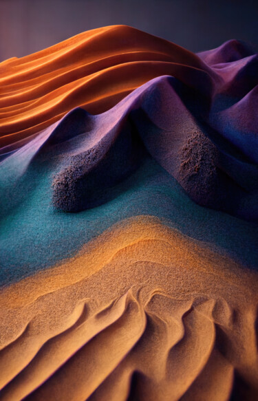Arte digital titulada "Sands 05" por Tsomi, Obra de arte original, Trabajo Digital 2D
