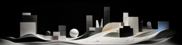 Arts numériques intitulée "Moon 01" par Tsomi, Œuvre d'art originale, Travail numérique 2D