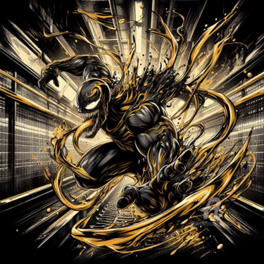 Digital Arts titled "I am Venom" by Tsuiho, Original Artwork, AI generated image