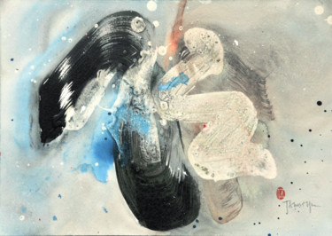 Painting titled "Untitled 830011" by Tsunshan, Original Artwork, Acrylic