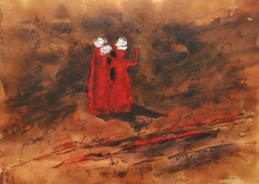 Peinture intitulée "Untitled171104" par Tsunshan, Œuvre d'art originale, Acrylique