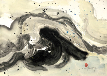 Painting titled "Untitled830020" by Tsunshan, Original Artwork, Acrylic