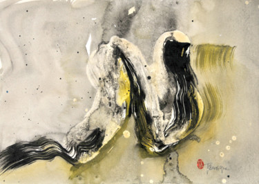 Painting titled "Untitled830023" by Tsunshan, Original Artwork, Acrylic