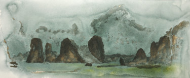 Painting titled "Untitled180903" by Tsunshan, Original Artwork, Acrylic