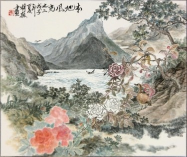 绘画 标题为“Local scenery(part…” 由Tsz Mei Wong, 原创艺术品, 油