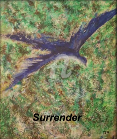 Painting titled "Surrender" by Tsz Shan Hui, Original Artwork, Acrylic