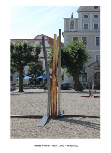 Skulptur mit dem Titel "randl" von Tabea Und Thomas Wimmer, Original-Kunstwerk